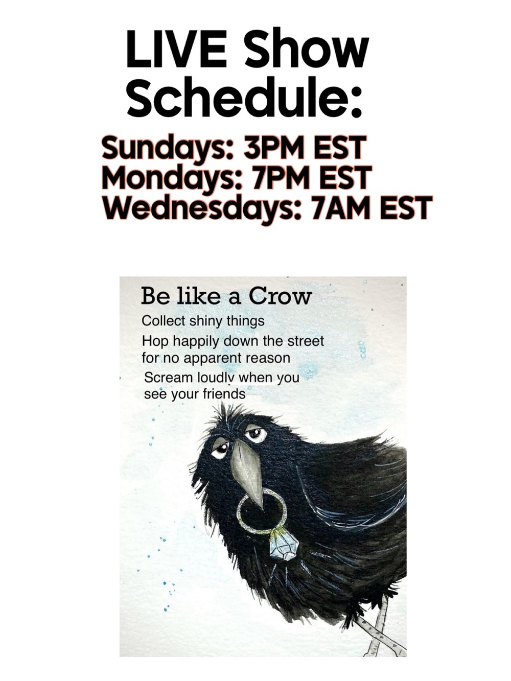 @lwilcoox LIVE Show Schedule